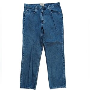 L. L. Bean classic fit jeans, blue denim, men's 37x30